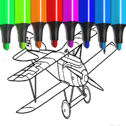 Hình ảnh game Airplanes Coloring Pages