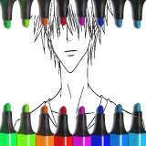 Chơi game poki Anime Boys Coloring