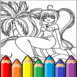 Hình ảnh game Anime Princess Coloring Pages