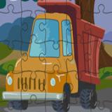 Chơi game poki Cartoon Truck Jigsaw