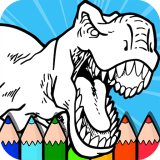 Chơi game poki Coloring Dinosaurs for Kids