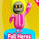 Chơi game poki fall heroes Guys 3d