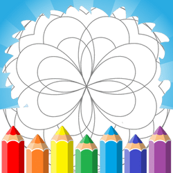 Hình ảnh game Free Printable Mandala Coloring For Kids
