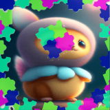 Chơi game poki Tiny Eevee Photo Jigsaw
