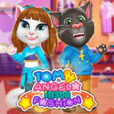 Chơi game poki Tom and Angela Insta Fashion